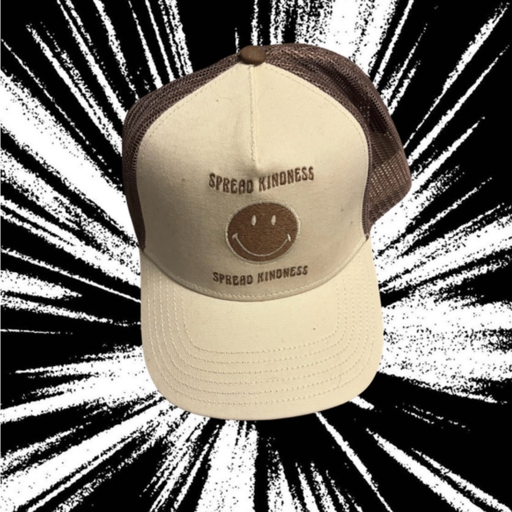 American Eagle Outfitters Brown and Cream Hat
